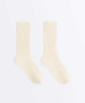 Classic Rib Silk Blend Sock