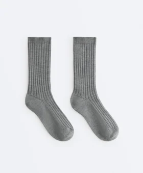 Classic Rib Silk Blend Sock