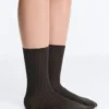 Classic Rib Silk Blend Sock Classic Rib Silk Blend Sock