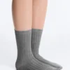 Classic Rib Silk Blend Sock Classic Rib Silk Blend Sock