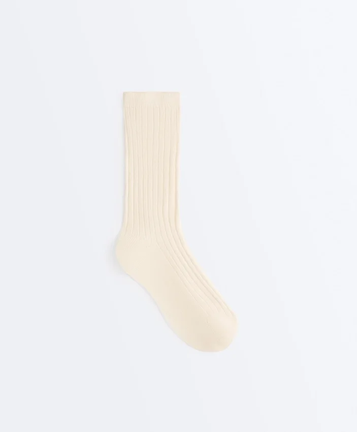 Classic Rib Silk Blend Sock Classic Rib Silk Blend Sock