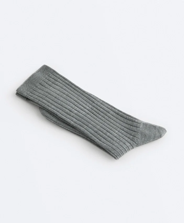 Classic Rib Silk Blend Sock Classic Rib Silk Blend Sock