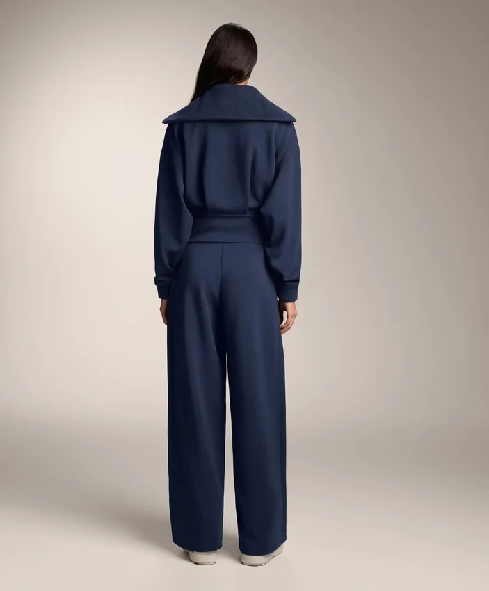 Cocoon Trousers with Side Pleat and Brushed Modal Cocoon Trousers with Side Pleat and Brushed Modal