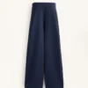 Cocoon Trousers with Side Pleat and Brushed Modal Cocoon Trousers with Side Pleat and Brushed Modal