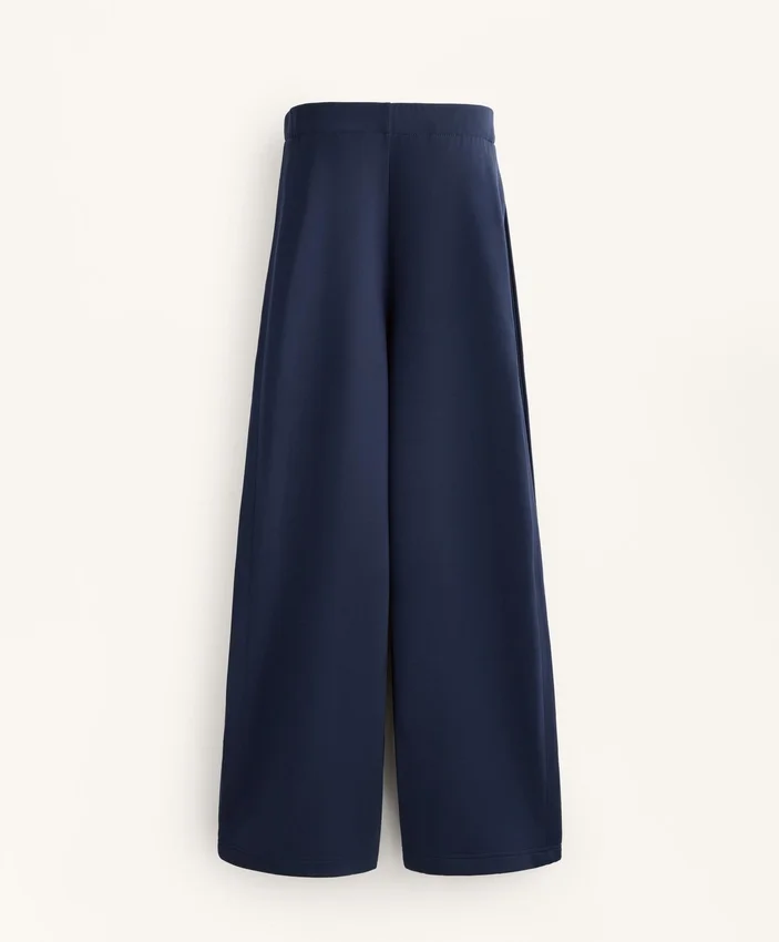 Cocoon Trousers with Side Pleat and Brushed Modal Cocoon Trousers with Side Pleat and Brushed Modal