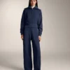 Cocoon Trousers with Side Pleat and Brushed Modal Cocoon Trousers with Side Pleat and Brushed Modal