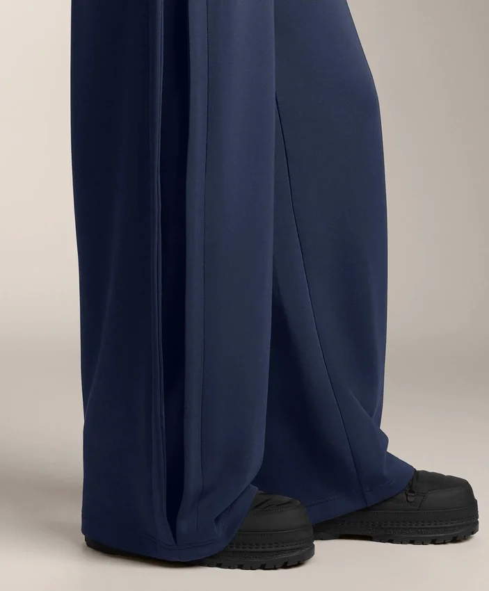Cocoon Trousers with Side Pleat and Brushed Modal Cocoon Trousers with Side Pleat and Brushed Modal