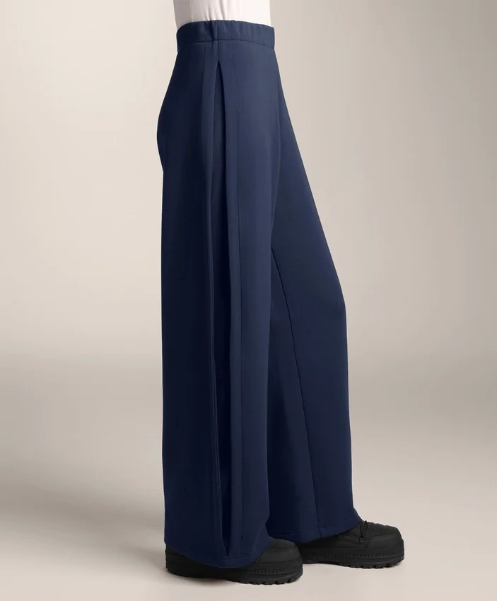 Cocoon Trousers with Side Pleat and Brushed Modal Cocoon Trousers with Side Pleat and Brushed Modal