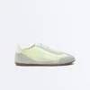 Combined Split-Leather and Fabric Trainers Combined Split-Leather and Fabric Trainers