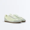Combined Split-Leather and Fabric Trainers Combined Split-Leather and Fabric Trainers