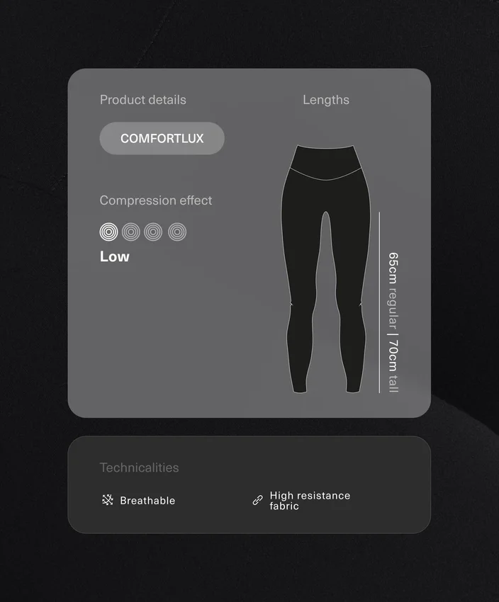 Comfortlux 65Cm Maternity Leggings Comfortlux 65Cm Maternity Leggings