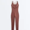 Comfortlux Block Long Jumpsuit Comfortlux Block Long Jumpsuit