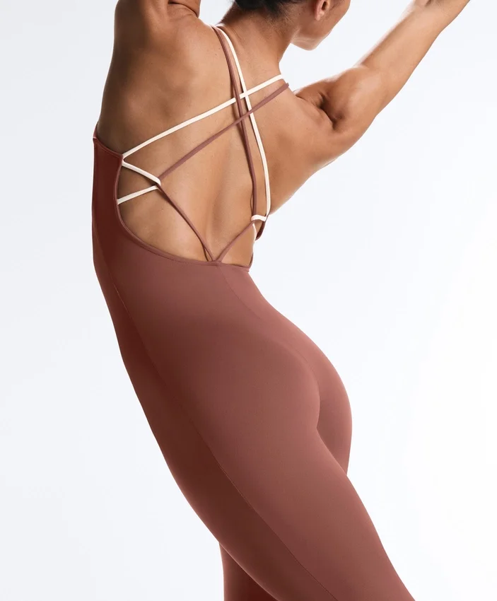 Comfortlux Block Long Jumpsuit Comfortlux Block Long Jumpsuit
