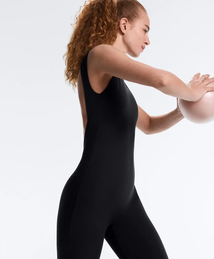Comfortlux Boat Neck Long Jumpsuit Comfortlux Boat Neck Long Jumpsuit