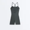 Comfortlux Braided Short Jumpsuit Comfortlux Braided Short Jumpsuit