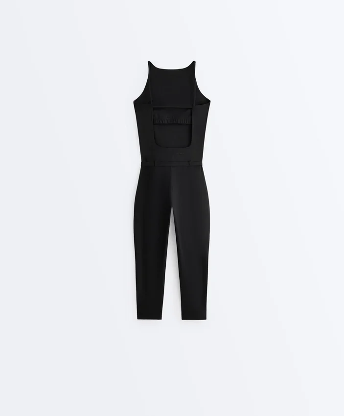 Comfortlux Capri Jumpsuit with Belt Comfortlux Capri Jumpsuit with Belt