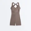 Comfortlux Crossover Short Jumpsuit Comfortlux Crossover Short Jumpsuit