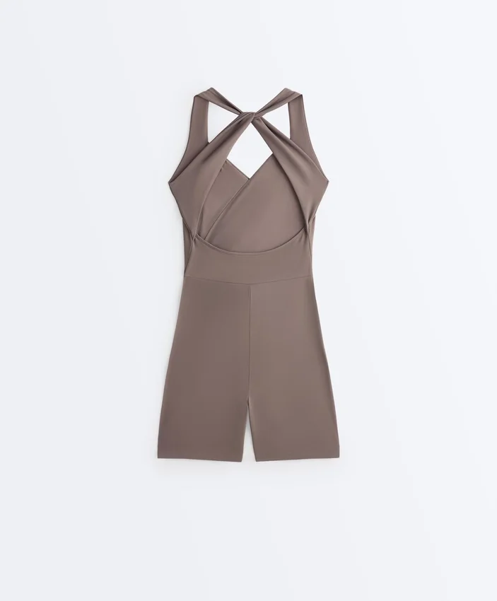 Comfortlux Crossover Short Jumpsuit Comfortlux Crossover Short Jumpsuit