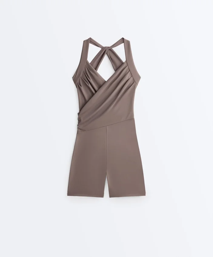 Comfortlux Crossover Short Jumpsuit Comfortlux Crossover Short Jumpsuit