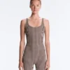 Comfortlux Gingham Short Jumpsuit