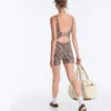 Comfortlux Gingham Short Jumpsuit