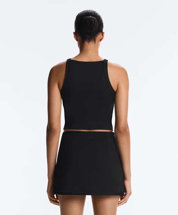 Comfortlux Halterneck Tank Top with Hemstitch Comfortlux Halterneck Tank Top with Hemstitch