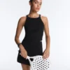 Comfortlux Halterneck Tank Top with Hemstitch Comfortlux Halterneck Tank Top with Hemstitch