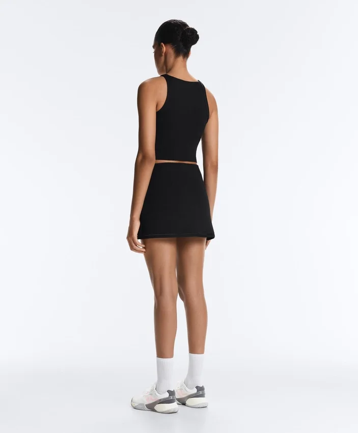 Comfortlux Halterneck Tank Top with Hemstitch Comfortlux Halterneck Tank Top with Hemstitch