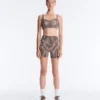Comfortlux High-Rise 10Cm Gingham Hot Pants Comfortlux High-Rise 10Cm Gingham Hot Pants