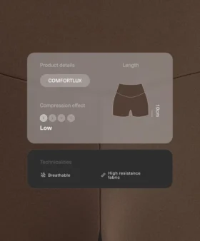 Comfortlux High-Rise 10Cm Hot Pants
