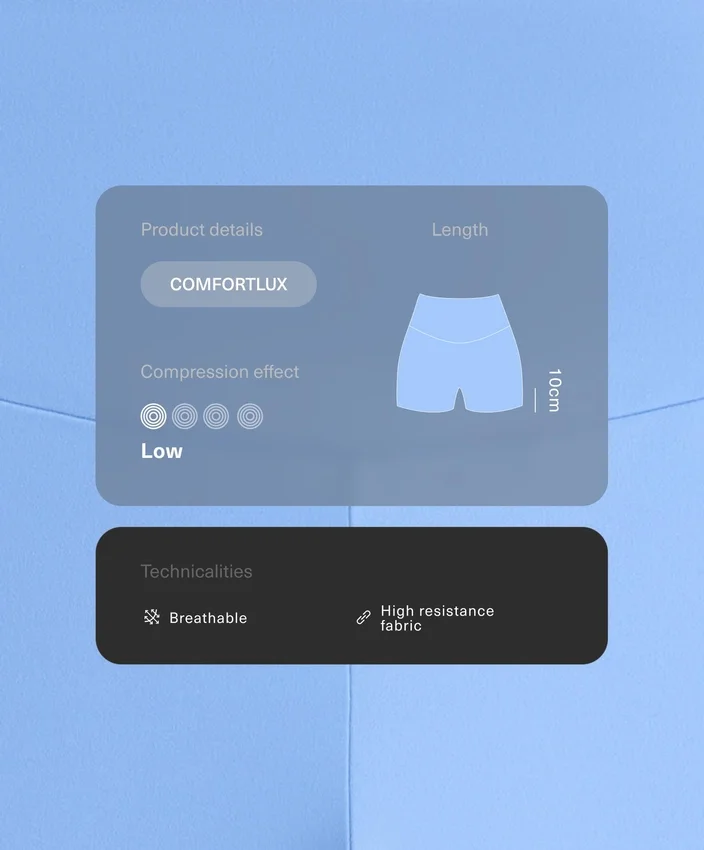 Comfortlux High-Rise 10Cm Hot Pants Comfortlux High-Rise 10Cm Hot Pants