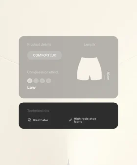 Comfortlux High-Rise 10Cm Hot Pants with Openwork Detail