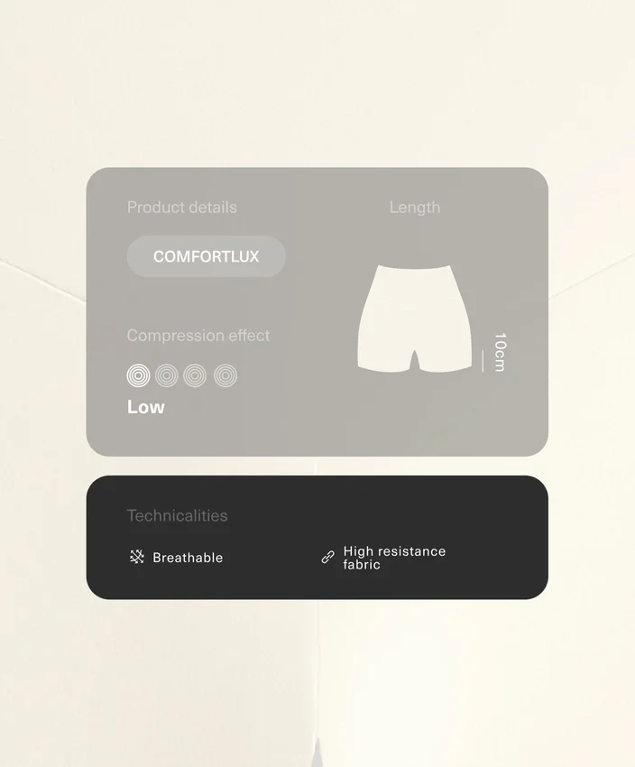 Comfortlux High-Rise 10Cm Hot Pants with Openwork Detail Comfortlux High-Rise 10Cm Hot Pants with Openwork Detail