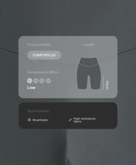 Comfortlux High-Rise 20Cm Biker Leggings