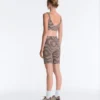 Comfortlux High-Rise 20Cm Gingham Biker Leggings Comfortlux High-Rise 20Cm Gingham Biker Leggings