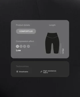 Comfortlux High-Rise 25Cm Cycle Leggings