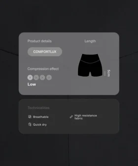 Comfortlux High-Rise 5Cm Hot Pants