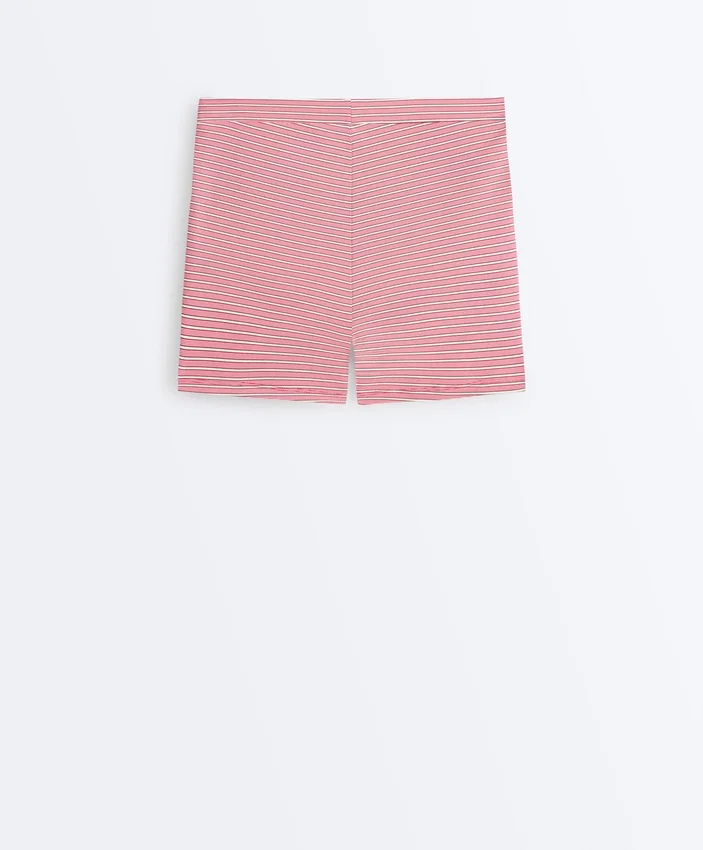 Comfortlux High-Rise 5Cm Striped Hot Pants Comfortlux High-Rise 5Cm Striped Hot Pants