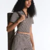 Comfortlux High-Rise 5Cm Striped Hot Pants Comfortlux High-Rise 5Cm Striped Hot Pants