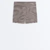 Comfortlux High-Rise 5Cm Striped Hot Pants Comfortlux High-Rise 5Cm Striped Hot Pants