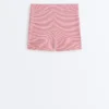 Comfortlux High-Rise 5Cm Striped Hot Pants Comfortlux High-Rise 5Cm Striped Hot Pants