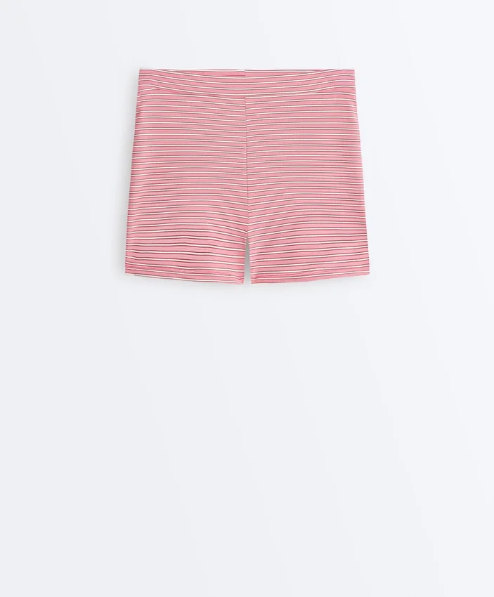 Comfortlux High-Rise 5Cm Striped Hot Pants Comfortlux High-Rise 5Cm Striped Hot Pants