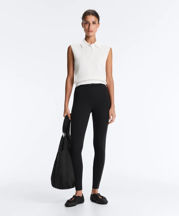 Comfortlux High-Rise 65Cm Ankle-Length Leggings with Belt Comfortlux High-Rise 65Cm Ankle-Length Leggings with Belt