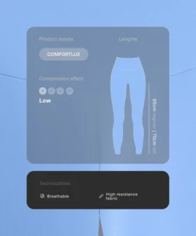 Comfortlux High-Rise Ankle-Length Leggings