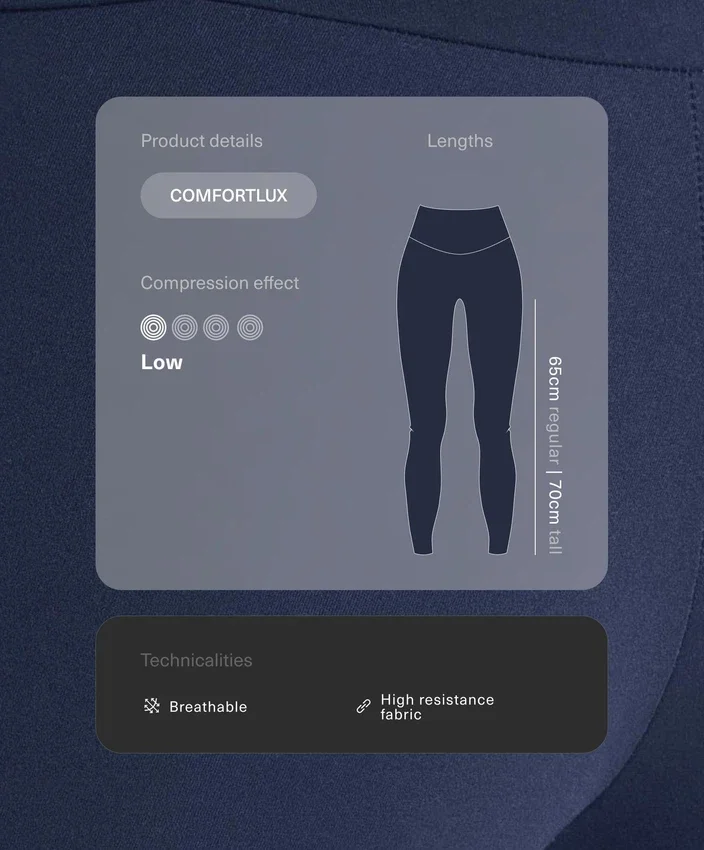 Comfortlux High-Rise Ankle-Length Leggings Comfortlux High-Rise Ankle-Length Leggings