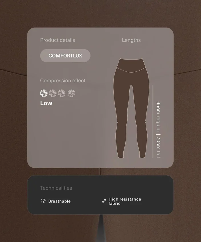 Comfortlux High-Rise Ankle-Length Leggings Comfortlux High-Rise Ankle-Length Leggings