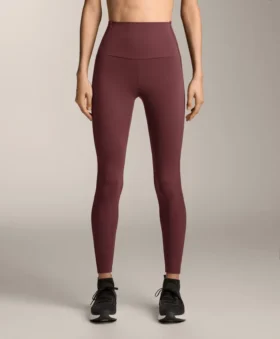Comfortlux High-Rise Ankle-Length Rib Leggings