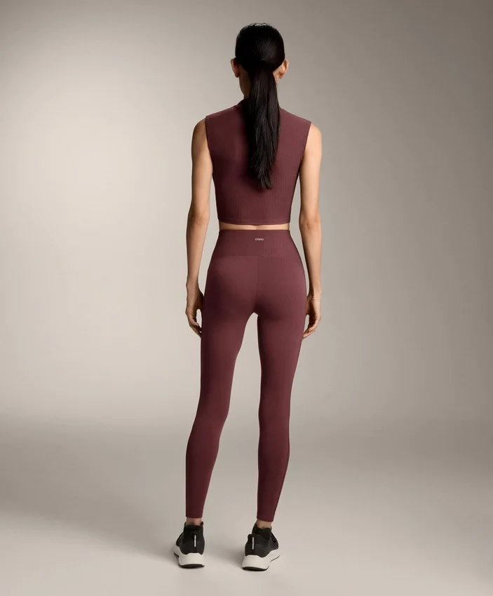 Comfortlux High-Rise Ankle-Length Rib Leggings Comfortlux High-Rise Ankle-Length Rib Leggings