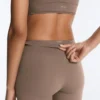 Comfortlux High-Rise Hemstitch Ankle-Length Leggings Comfortlux High-Rise Hemstitch Ankle-Length Leggings
