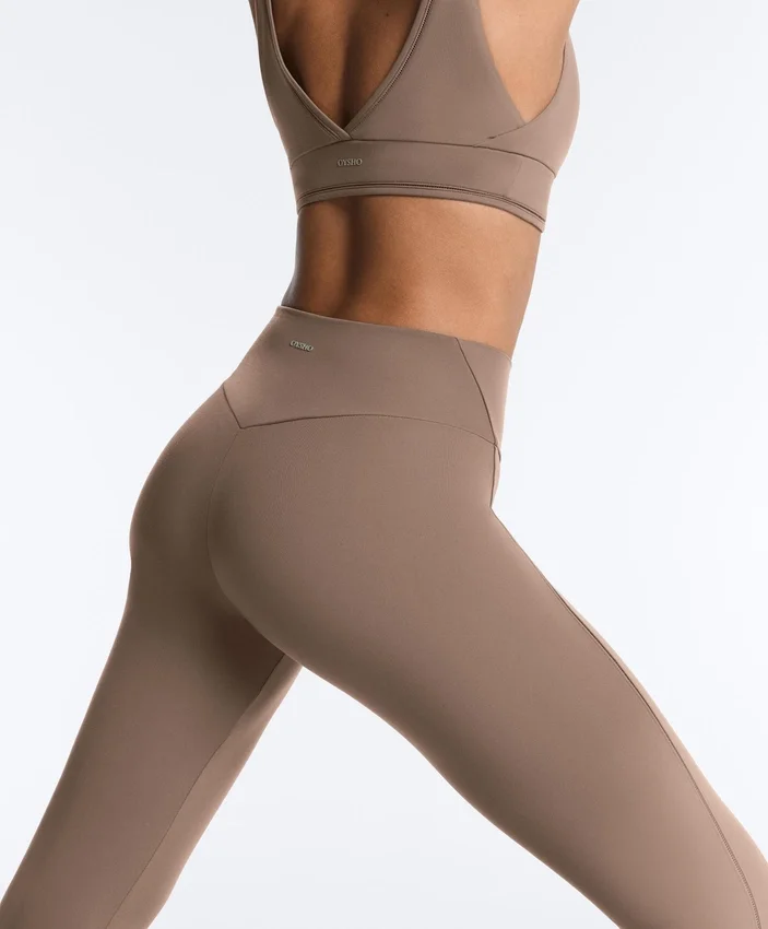 Comfortlux High-Rise Hemstitch Ankle-Length Leggings Comfortlux High-Rise Hemstitch Ankle-Length Leggings